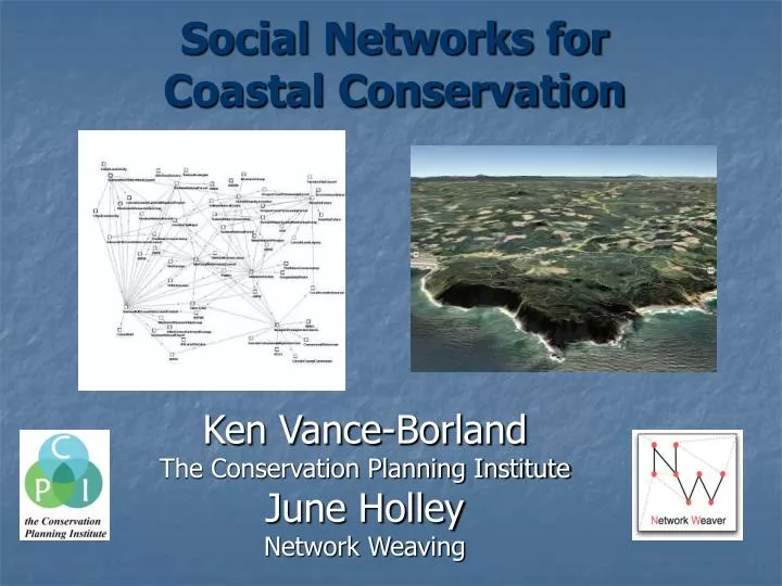 social networks for coastal conservation