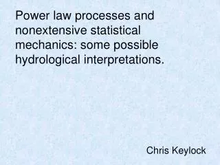 Chris Keylock