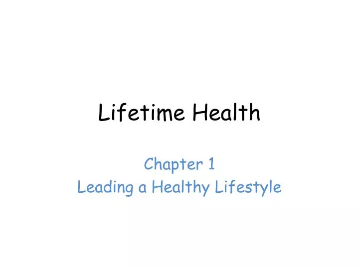 lifetime health