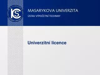 univerzitn licence