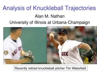 Analysis of Knuckleball Trajectories