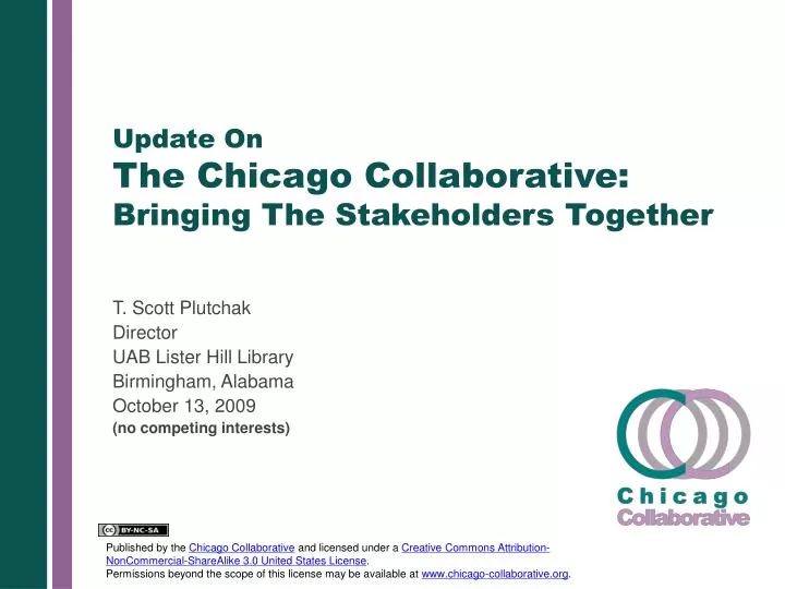 update on the chicago collaborative bringing the stakeholders together