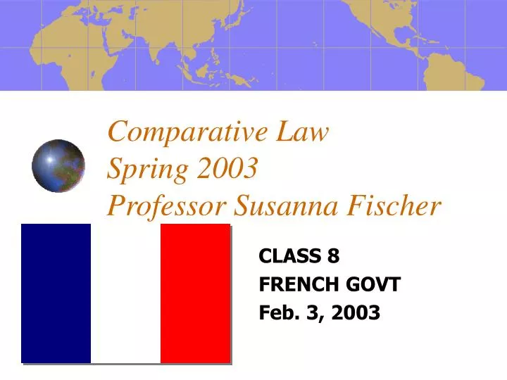 class 8 french govt feb 3 2003