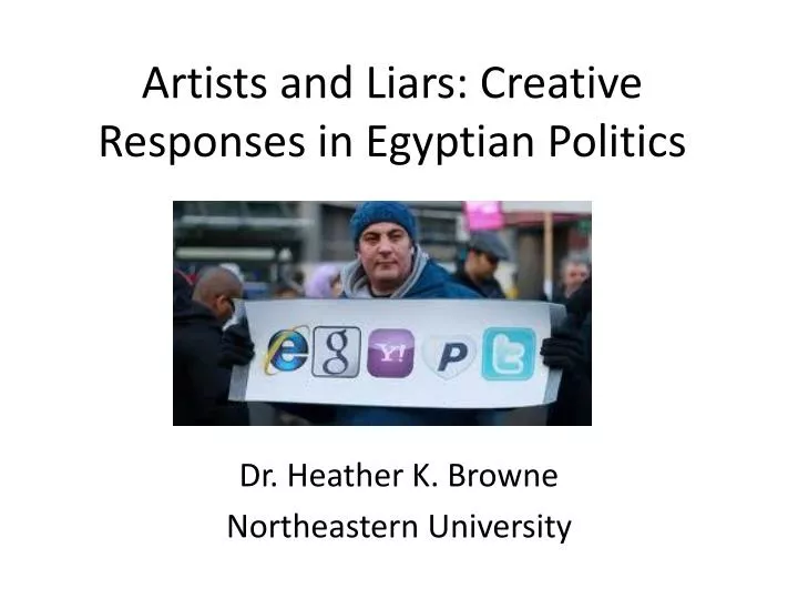 artists and liars creative responses in egyptian politics