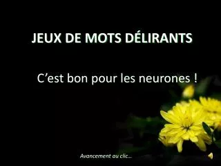 jeux de mots d lirants