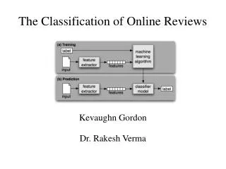 The Classification of Online Reviews