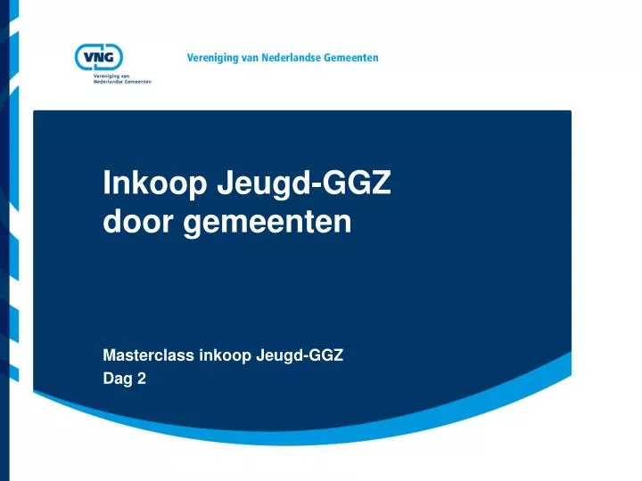 inkoop jeugd ggz door gemeenten