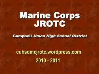 Marine Corps JROTC Campbell Union High School District