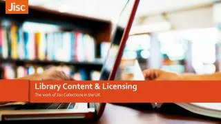 Library Content &amp; Licensing