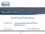 Mastering String Handling and Date Management in VB.NET - slide 1
