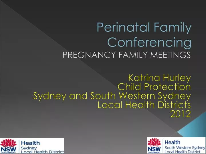 perinatal family conferencing