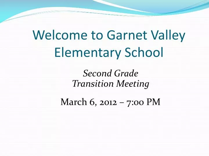 welcome to garnet valley elementary school