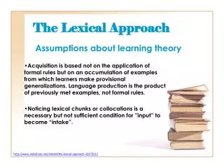 Assumptions about learning theory