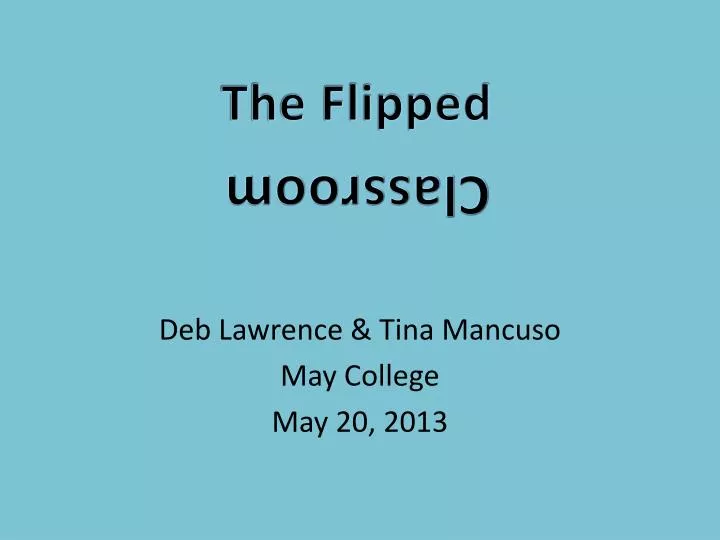 deb lawrence tina mancuso may college may 20 2013
