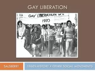 GAY LIBERATION