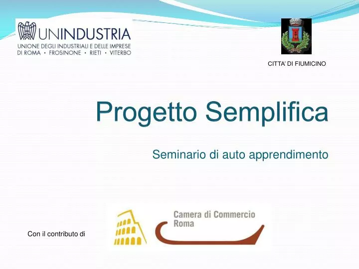 progetto semplifica