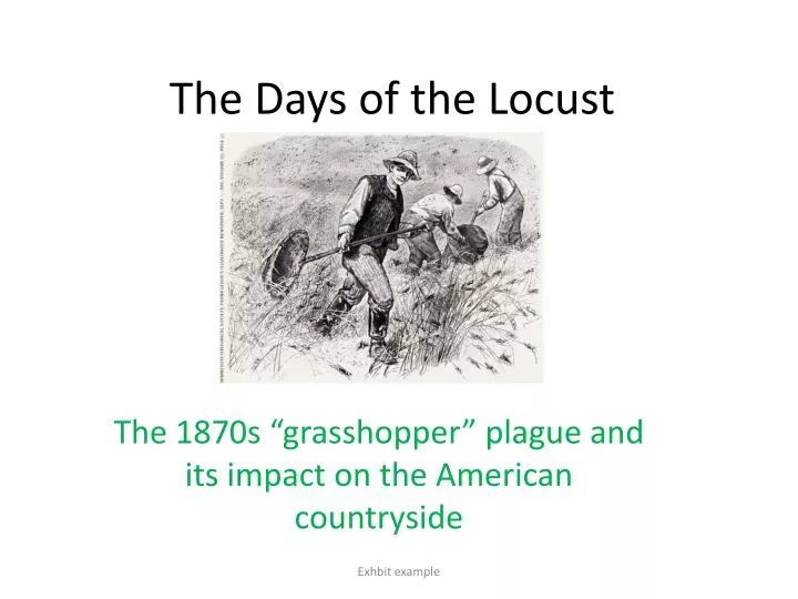 the days of the locust