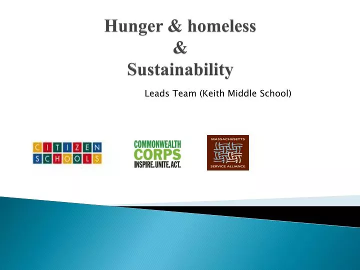 hunger homeless sustainability