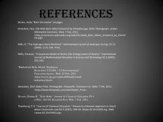 References