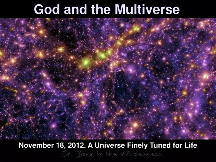 god and the multiverse