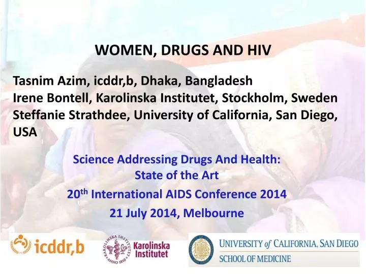 women drugs and hiv