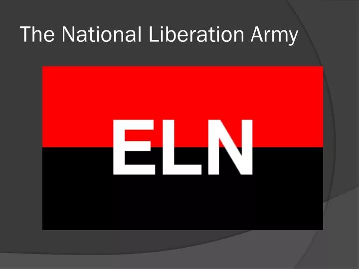 the national liberation army