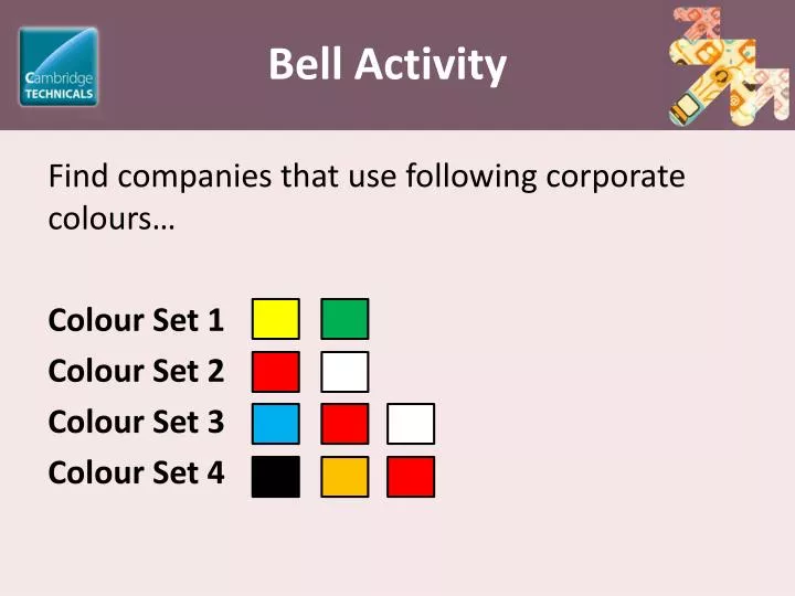 bell activity