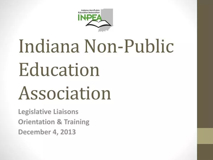indiana non public education association