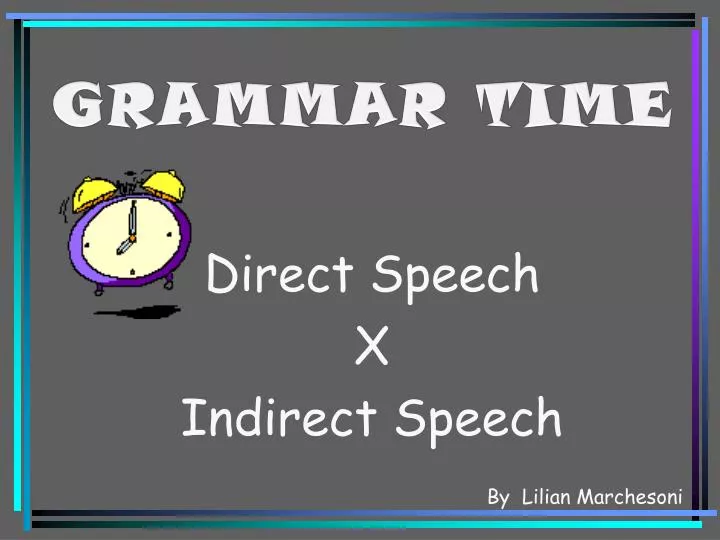 grammar time