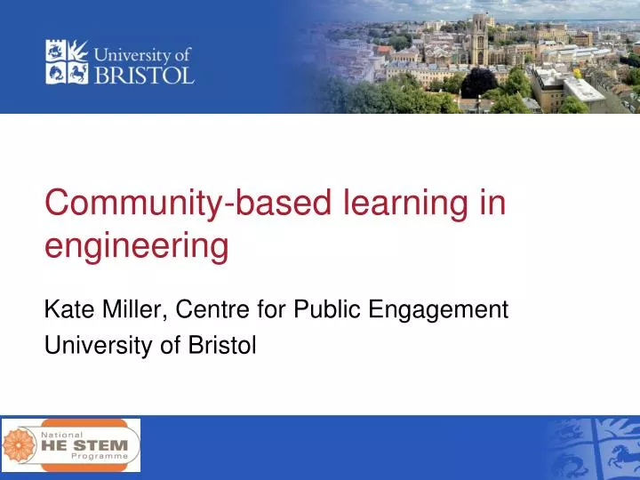 community based learning in engineering