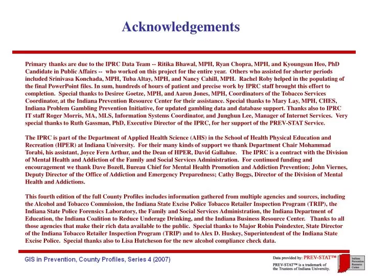 acknowledgements