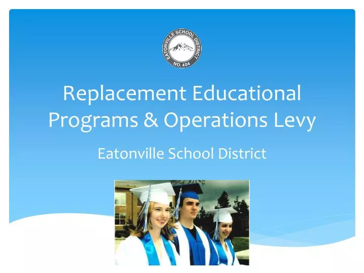 replacement educational programs operations levy