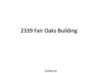 2339 Fair Oaks Building