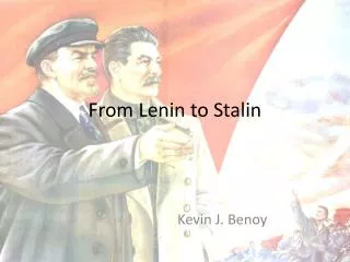 From Lenin to Stalin