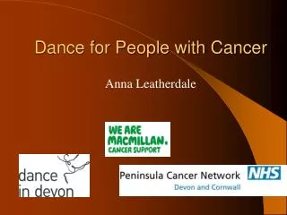 Dance for People with Cancer