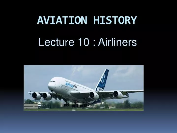 aviation history