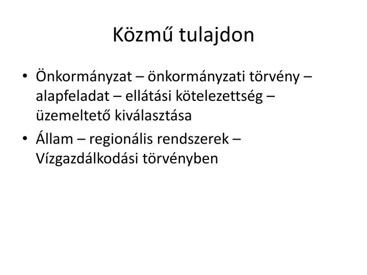 k zm tulajdon