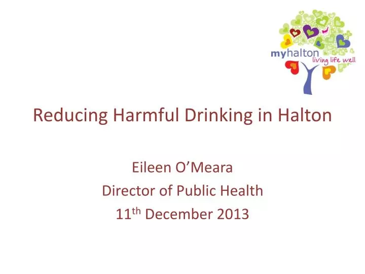 reducing harmful drinking in halton