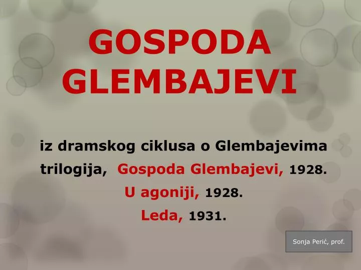 gospoda glembajevi