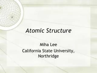atomic structure