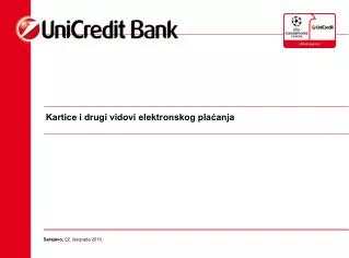 Kartice i drugi vidovi elektronskog plaćanja