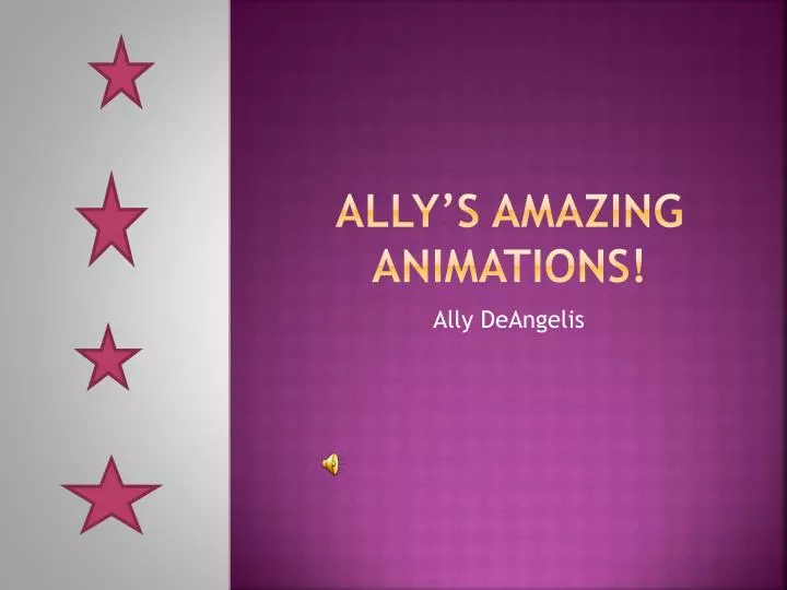 ally s amazing animations