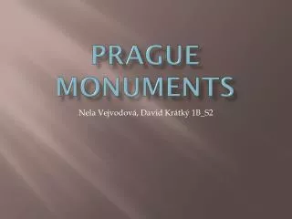 Prague monuments