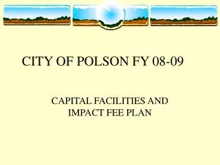 CITY OF POLSON FY 08-09