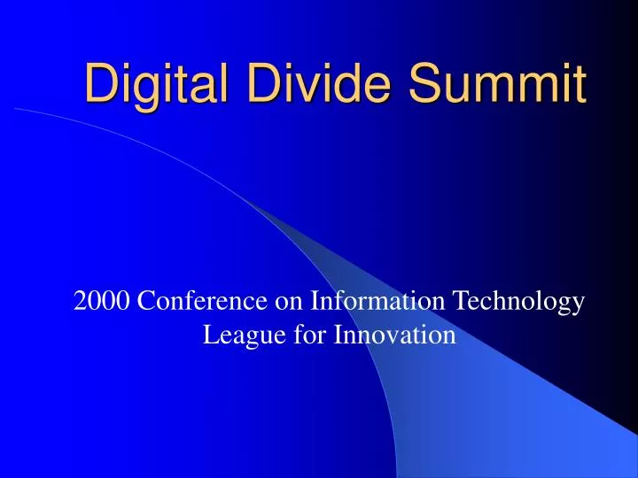 digital divide summit
