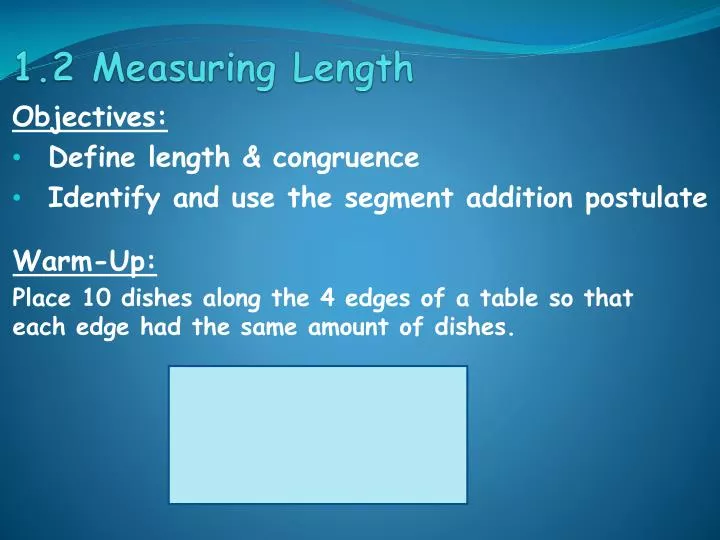 1 2 measuring length