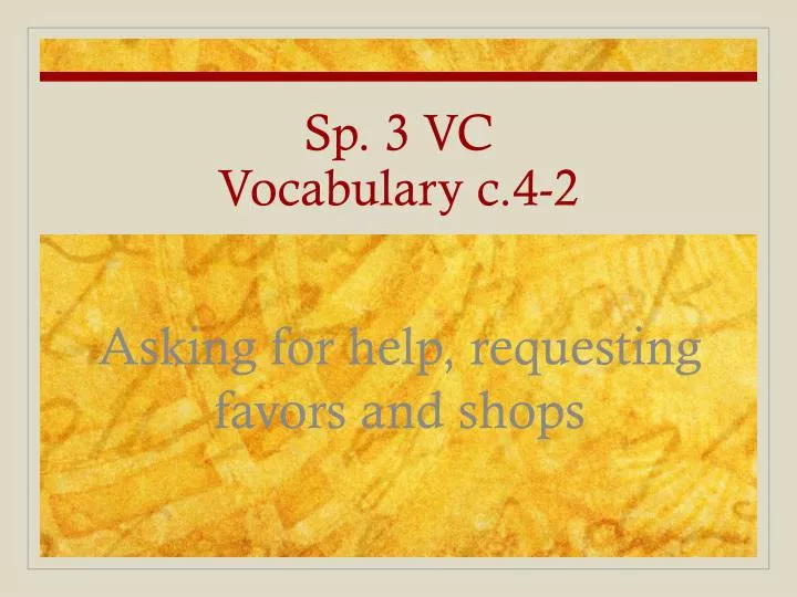 sp 3 vc vocabulary c 4 2