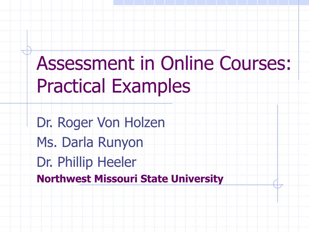 PPT - Enhanced Online Assessment Strategies for Effective Learning ...