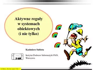 aktywne regu y w systemach obiektowych i nie tylko