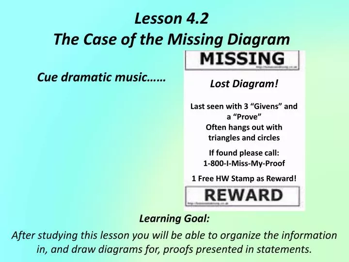 lesson 4 2 the case of the missing diagram